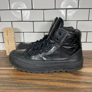 Converse CTAS Street Hiker Women's Size 5 Shoes Black Water Repellent Sneakers